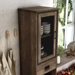 MiBasics Stormquiet Farmhouse 1 Drawer Tower Cabinet With Wine Rack And Shelves 15 MiBasics Stormquiet Farmhouse 1 Drawer Tower Cabinet With Wine Rack And Shelves -Chic Furniture Store GUEST 6ada1630 b199 41e1 898d c11780dc521a