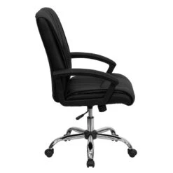 Flash Furniture Mid-Back Black LeatherSoft Swivel Manager's Office Chair With Arms 15 Flash Furniture Mid-Back Black LeatherSoft Swivel Manager's Office Chair With Arms -Chic Furniture Store GUEST 6b2558ed 683e 4a4e a9f2 78f6e18970dc