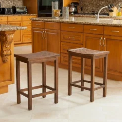 Set Of 2 Easton Slat 24" Counter Height Barstool Mahogany - Christopher Knight Home 5 Set Of 2 Easton Slat 24" Counter Height Barstool Mahogany - Christopher Knight Home -Chic Furniture Store GUEST 6b68bf52 e52b 4c0e ab41 ccd70bb0eb8a
