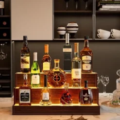 LED Lighted Liquor Bottle Display Shelf, DIY Illuminated Bottle Shelf With App & Remote Control -Chic Furniture Store GUEST 6b72d8ce 6f00 4fba 962b 2307d6c94e26