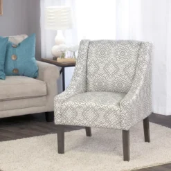 Modern Swoop Accent Armchair - HomePop 27 Modern Swoop Accent Armchair - HomePop -Chic Furniture Store GUEST 6bcc1297 bde7 4dd4 85ab c8160c05318e