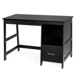 Costway 47.5'' Computer Desk Trestle Desk Writing Study Workstation W/ 2 Drawers -Chic Furniture Store GUEST 6cbb2b77 fa48 4310 95a4 d0d0feb7b24c