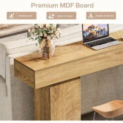 Tribesigns 63" Console Table, Farmhouse Wooden Sofa Table Behind Couch, Entrance, Hallway, Entryway -Chic Furniture Store GUEST 6cc673d9 78e3 4e6e 8611 b2a1c3d837a1
