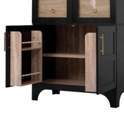 Bella Depot 71" Arched Kitchen Pantry Cabinet With Door Shelves Adjustable Shelves -Chic Furniture Store GUEST 6cf29c42 b06d 469e a554 4aee827adc3f