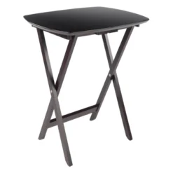 Set Of 4 Single Snack Tables Espresso - Winsome