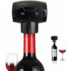 Electric Wine Stopper, Automatic Wine Vacuum Pump & Sealer, Reusable Wine Bottle Stopper Cork Saver Plug -Chic Furniture Store GUEST 6e5d7d22 dc7f 4eb9 a63a aaaa7e2d5594