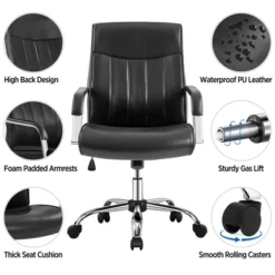 Yaheetech Office Chair Big And Tall Desk Chair Padded Armrests 12 Yaheetech Office Chair Big And Tall Desk Chair Padded Armrests -Chic Furniture Store GUEST 6e71d095 2394 41e8 8d94 f8d64d8dea5c