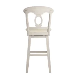 29" South Hill Napoleon Back Wood Swivel Height Barstool - Inspire Q -Chic Furniture Store GUEST 6f2800d8 2a98 474f 8a48 20fb893cb3eb