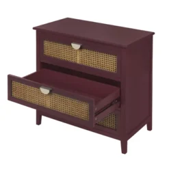 Archie Ash Wood Veneer 3-drawer And Pine Legs Accent Cabinet With Storage- Maison Boucle -Chic Furniture Store GUEST 70916e29 619e 4646 8508 dbd26660ca2e