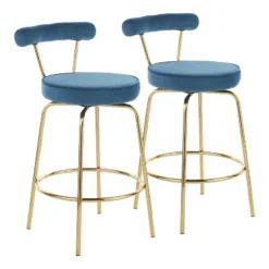 Set Of 2 Rhonda Glam Counter Height Barstools - LumiSource -Chic Furniture Store GUEST 7194aa62 4630 4d16 b4dc d83b7e9dfdbd