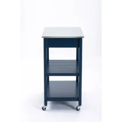Holland Kitchen Cart With Stainless Steel Top - Boraam