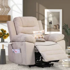 Electric Lift Recliner With Adjustable Massage, Heating Function, Infinity Positions And Side Pockets - ModernLuxe -Chic Furniture Store GUEST 7422f273 655c 4807 8498 fb54f070cf60