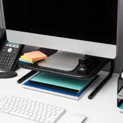 Mind Reader 2pk Metal Monitor Stand And Riser Black -Chic Furniture Store GUEST 76361b23 4893 41c2 a07a ceb839a0c48c