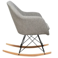 Costway Set Of 2 Accent Rocking Chair Upholstered Rocking Arm Chair W/ Cushion -Chic Furniture Store GUEST 78d2cf6a b21e 41eb 8713 01c5c04a893c