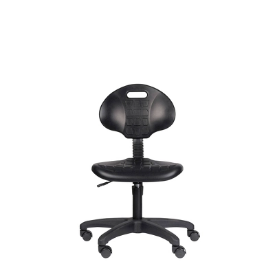 16"-21" Adjustable Height Polyurethane Task Office Chair Black- Hampden Furnishings 2 16"-21" Adjustable Height Polyurethane Task Office Chair Black- Hampden Furnishings - Image 2