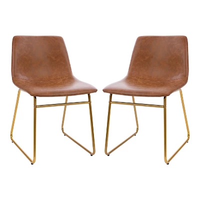 Emma And Oliver 18 Inch Indoor Dining Table Chairs, LeatherSoft Upholstery-Set Of 2 15 Emma And Oliver 18 Inch Indoor Dining Table Chairs, LeatherSoft Upholstery-Set Of 2 - Image 15