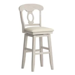 29" South Hill Napoleon Back Wood Swivel Height Barstool - Inspire Q -Chic Furniture Store GUEST 7b1faa58 ee6c 4380 bdb0 87b7811bcd1e