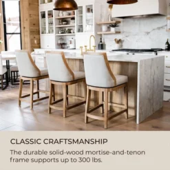 Maven Lane Vienna Swivel Kitchen Counter Stool -Chic Furniture Store GUEST 7c8b11d4 b71d 4bc7 8554 0c4169b8422e