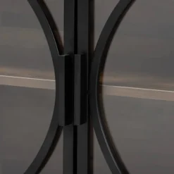 Carter Wood And Metal 2 Door Sideboard Dining Cabinet Walnut Brown/Black - Baxton Studio -Chic Furniture Store GUEST 7d5105a0 54fe 47c2 a591 feed4d0d1b31