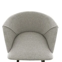 26" Chole Armrest Upholstered Counter Height Stool With Walnut Legs (Set Of 2)-Maison Boucle -Chic Furniture Store GUEST 7f1f5f53 b2d4 42be 9af4 e119408aabe5