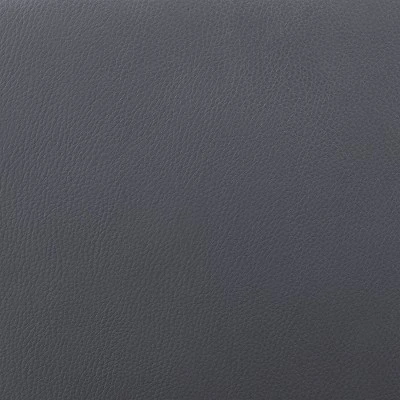 Brooklyn Adjustable Faux Leather Metal Barstool - Armen Living 7 Brooklyn Adjustable Faux Leather Metal Barstool - Armen Living - Image 7