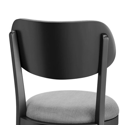 31" Sloan Swivel Barstool Black/Gray - Hillsdale Furniture 9 31" Sloan Swivel Barstool Black/Gray - Hillsdale Furniture - Image 9