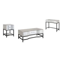 Gabby Chic 1 Drawer Console Table White - Treasure Trove Accents -Chic Furniture Store GUEST 8194713f 019e 4d56 b7ee 2d7a18f17a02