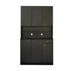 70.87" Tall Kitchen Hutch Cabinet, Pantry Storage Cabinet With 6-Doors, 1 Open Shelf And 1 Drawer - ModernLuxe -Chic Furniture Store GUEST 82bc16d2 387d 4015 9794 1781073ab230