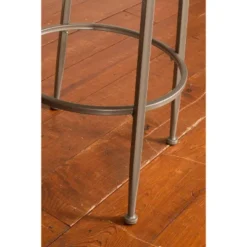 30" Hutchinson Swivel Barstool Pewter/Aged Ivory - Hillsdale Furniture -Chic Furniture Store GUEST 8455cc8d 4faf 49fa a253 d2e00a8628c4