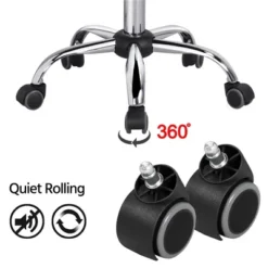 Yaheetech Velvet Low Back Armless Desk Chair Office Chair With Wheels -Chic Furniture Store GUEST 859f0a58 9328 4f49 9d8c 4ee5a0543f2c