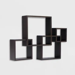 25.5" X 17.75" Intersecting Cube Wall Shelf - Danya B. -Chic Furniture Store GUEST 85ba85fe 93b5 4eb0 bd69 80dd4a1a902e