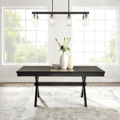 Hayden Extendable Dining Table Slate - Crosley 2 Hayden Extendable Dining Table Slate - Crosley - Image 2