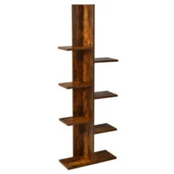 Costway 8-shelf Bookcase Freestanding Tree Shelf Display Storage Stand BlackWhite -Chic Furniture Store GUEST 877a7327 deda 4459 a8d5 4b01170ffddc