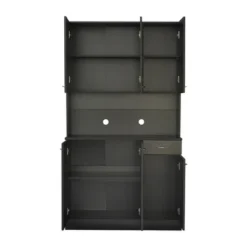 70.87" Tall Kitchen Hutch Cabinet, Pantry Storage Cabinet With 6-Doors, 1 Open Shelf And 1 Drawer - ModernLuxe -Chic Furniture Store GUEST 88b223b9 0902 40a4 9fe2 cdbec791ecc7