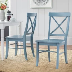 Set Of 2 Albury Cross Back Dining Chairs - Buylateral -Chic Furniture Store GUEST 8c1bbb2a 7b23 47c7 bf92 72f5e680f00d