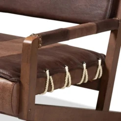 Rovelyn Faux Leather Finished Wood Sofa Brown - Baxton Studio 11 Rovelyn Faux Leather Finished Wood Sofa Brown - Baxton Studio -Chic Furniture Store GUEST 8e1163e6 1a7a 4315 9816 6f791c191bcc