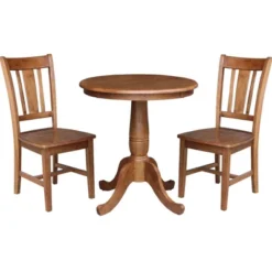 30" San Remo Round Top Pedestal Table With 2 Chairs Dining Sets - International Concepts 19 30" San Remo Round Top Pedestal Table With 2 Chairs Dining Sets - International Concepts -Chic Furniture Store GUEST 90e0ac7d f820 4239 9c76 1e4fa6f9a704