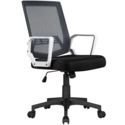 Yaheetech Adjustable Mid-Back Office Chair Computer Chair With Wheels -Chic Furniture Store GUEST 92836098 f69f 47f0 aa2d 8f2f1a15d4d9