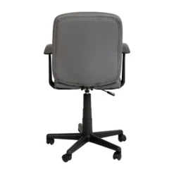 Flash Furniture Mid-Back Gray Quilted Vinyl Swivel Task Office Chair With Arms 12 Flash Furniture Mid-Back Gray Quilted Vinyl Swivel Task Office Chair With Arms -Chic Furniture Store GUEST 928765bf ce23 4e6d b45c 2a8e08fae1e0