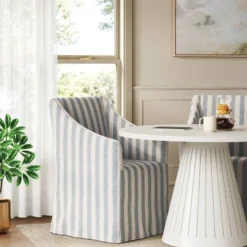 Sloped Arm Slipcovered Dining Chair - Threshold™