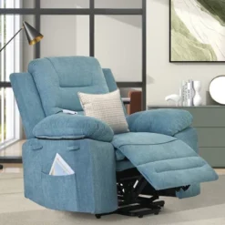 Electric Lift Recliner With Adjustable Massage, Heating Function, Infinity Positions And Side Pockets - ModernLuxe -Chic Furniture Store GUEST 92e045bf 0b0d 4d90 a9dc 75ac5533db2f