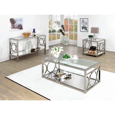 Nora Console Table Chrome - HOMES: Inside + Out 2 Nora Console Table Chrome - HOMES: Inside + Out - Image 2