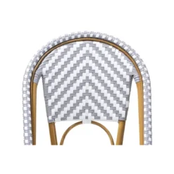 Set Of 2 Celie Indoor And Outdoor Stackable Bistro Dining Chairs - Baxton Studio -Chic Furniture Store GUEST 9566d1a9 8b7a 48b5 89a6 e0398e8b9d92