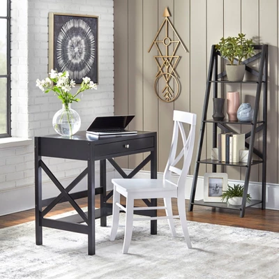 56" 4 Tier Crossback Shelf - Buylateral 3 56" 4 Tier Crossback Shelf - Buylateral - Image 3