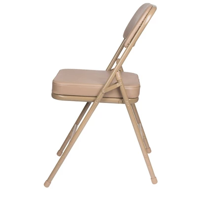 Set Of 2 Premium Vinyl Padded Folding Chairs - Hampden Furnishings 4 Set Of 2 Premium Vinyl Padded Folding Chairs - Hampden Furnishings - Image 4