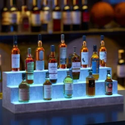 LED Lighted Liquor Bottle Display Shelf, DIY Illuminated Bottle Shelf With App & Remote Control -Chic Furniture Store GUEST 99873a36 8513 48bb 9bdc 0ce0dc5a31bb