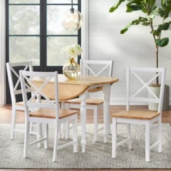 Double Drop Leaf Extendable Dining Table - Buylateral -Chic Furniture Store GUEST 9a4edf4f 39e8 4c65 a3aa a4855e8b870e
