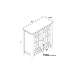 Largo Double Door Cabinet Gray - Linon -Chic Furniture Store GUEST 9b6b4fef 56e2 4aa5 948f c3cc68a9dd1a