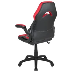 BlackArc Gamma Gaming Desk & Chair Set - Black & Red High Back Gaming Chair With Flip-Up Arms; Desk With Detachable Headphone Hook/Cupholder -Chic Furniture Store GUEST 9d431902 4867 43e2 b1b5 90da1021f34f