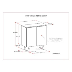 Mitchell Medium Storage Cabinet - WyndenHall -Chic Furniture Store GUEST 9e7675ce 67e1 49a5 9070 d34ed64f4e9f